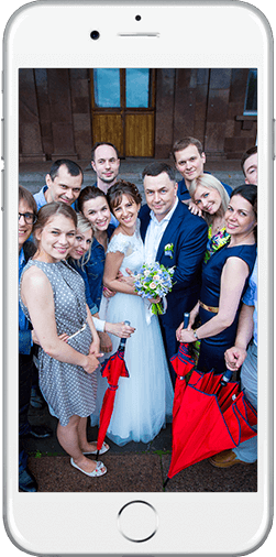 Iphone wedding