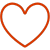 Points line heart